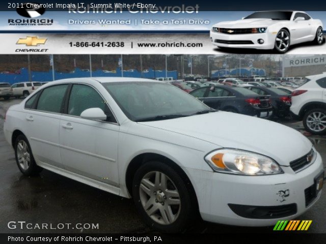 2011 Chevrolet Impala LT in Summit White