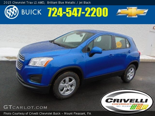 2015 Chevrolet Trax LS AWD in Brilliant Blue Metallic