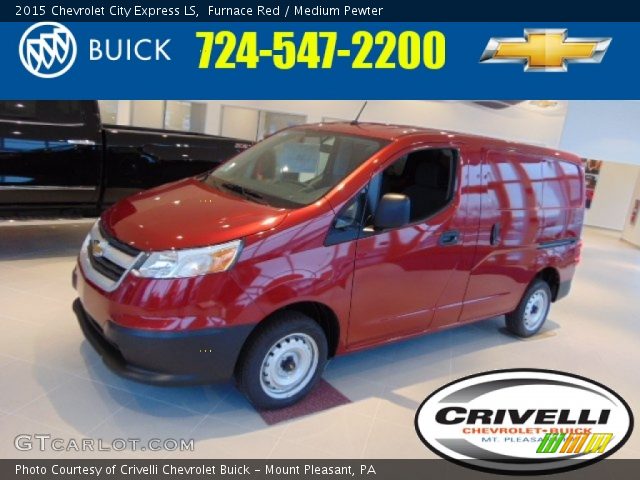 2015 Chevrolet City Express LS in Furnace Red