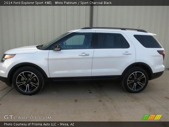 2014 Ford Explorer Sport 4WD in White Platinum
