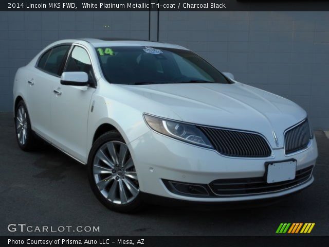 2014 Lincoln MKS FWD in White Platinum Metallic Tri-coat