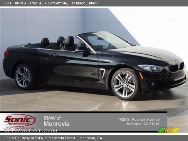 2015 BMW 4 Series 428i Convertible in Jet Black