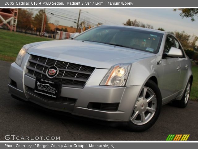 2009 Cadillac CTS 4 AWD Sedan in Radiant Silver