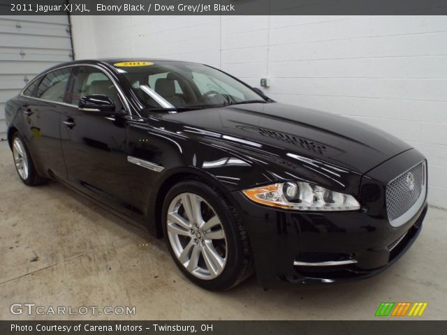 2011 Jaguar XJ XJL in Ebony Black
