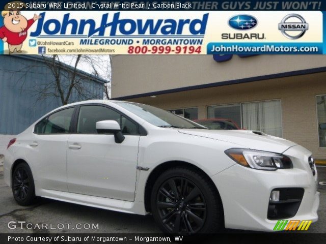 2015 Subaru WRX Limited in Crystal White Pearl