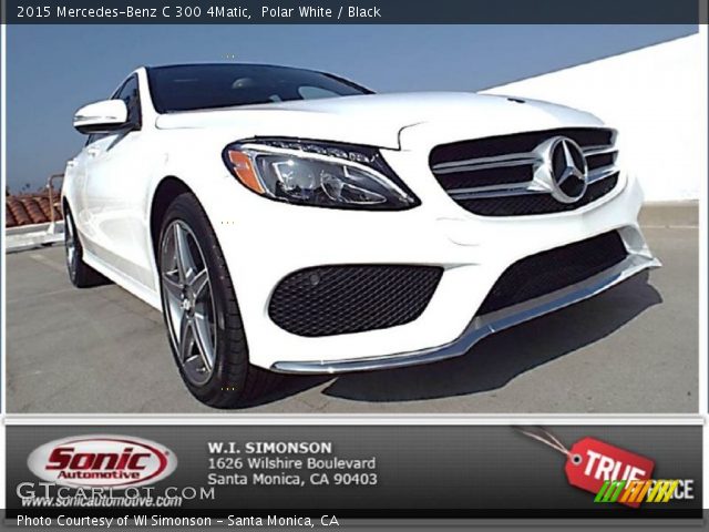 2015 Mercedes-Benz C 300 4Matic in Polar White