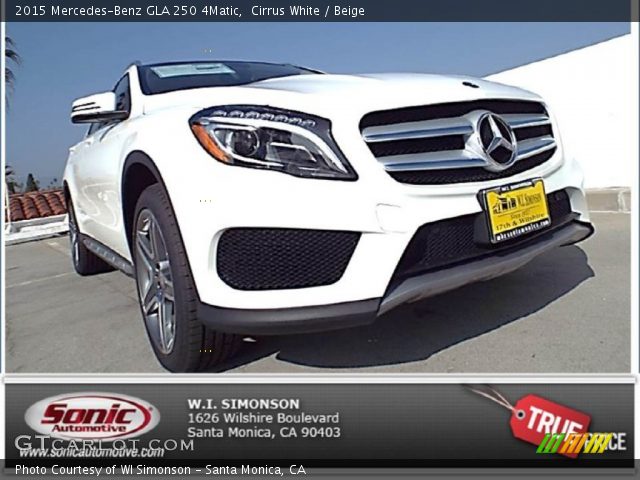 2015 Mercedes-Benz GLA 250 4Matic in Cirrus White