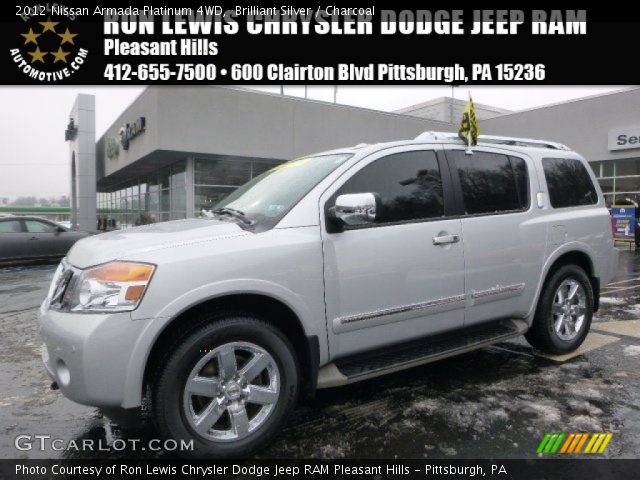2012 Nissan Armada Platinum 4WD in Brilliant Silver