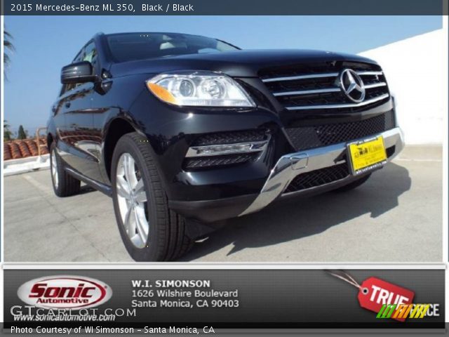 2015 Mercedes-Benz ML 350 in Black