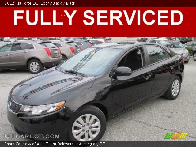 2012 Kia Forte EX in Ebony Black