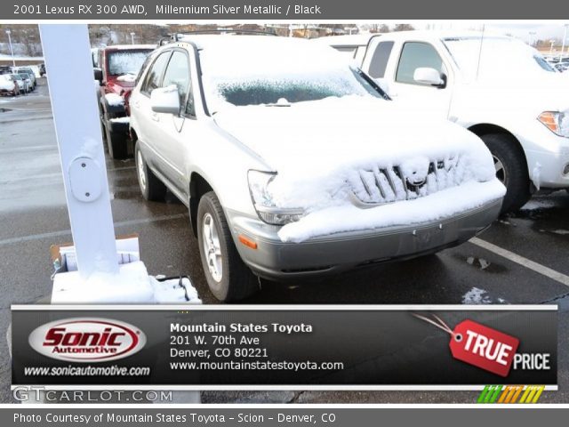 2001 Lexus RX 300 AWD in Millennium Silver Metallic