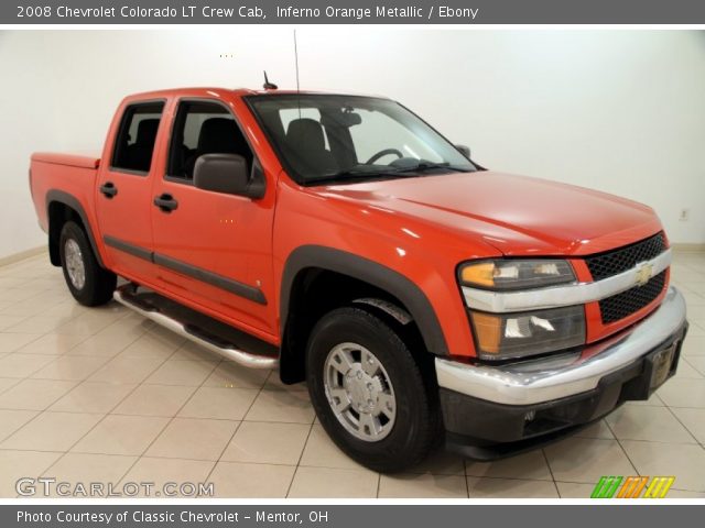 2008 Chevrolet Colorado LT Crew Cab in Inferno Orange Metallic