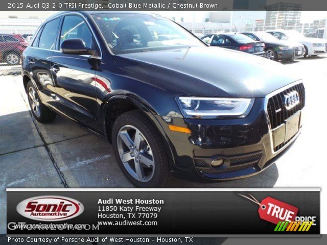 2015 Audi Q3 2.0 TFSI Prestige in Cobalt Blue Metallic