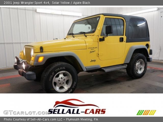 2001 Jeep Wrangler Sport 4x4 in Solar Yellow