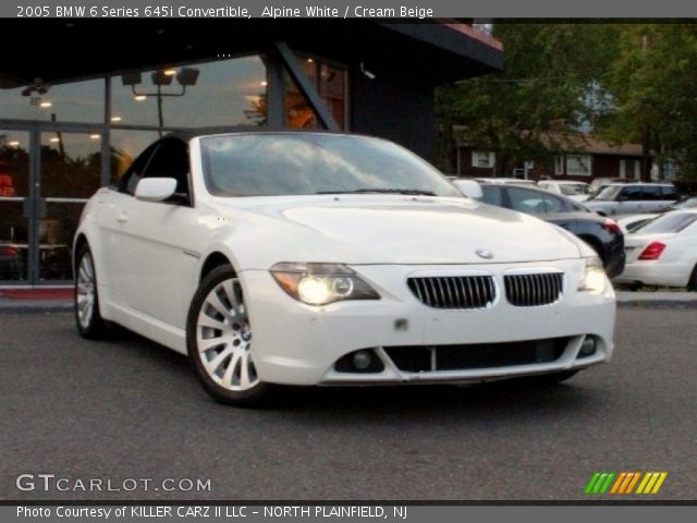 2005 BMW 6 Series 645i Convertible in Alpine White