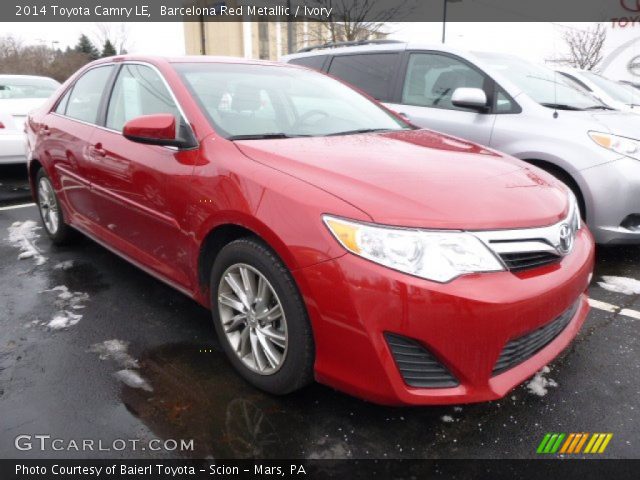 2014 Toyota Camry LE in Barcelona Red Metallic