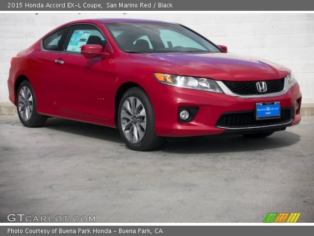 2015 Honda Accord EX-L Coupe in San Marino Red