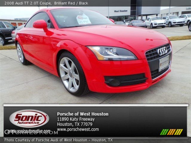 2008 Audi TT 2.0T Coupe in Brilliant Red