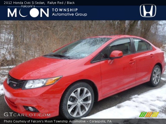 2012 Honda Civic Si Sedan in Rallye Red