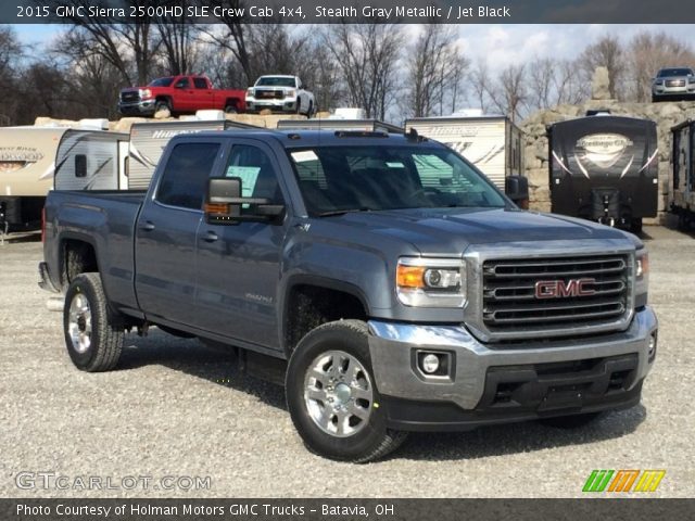 2015 GMC Sierra 2500HD SLE Crew Cab 4x4 in Stealth Gray Metallic