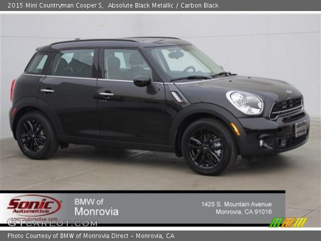 2015 Mini Countryman Cooper S in Absolute Black Metallic