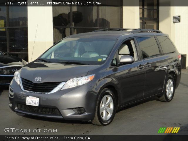 2012 Toyota Sienna LE in Predawn Gray Mica