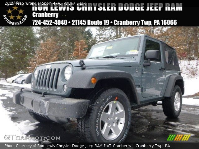 2015 Jeep Wrangler Sport 4x4 in Anvil