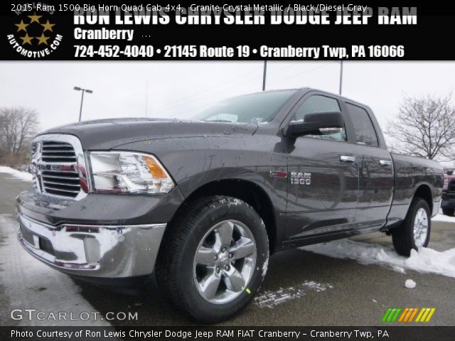 2015 Ram 1500 Big Horn Quad Cab 4x4 in Granite Crystal Metallic