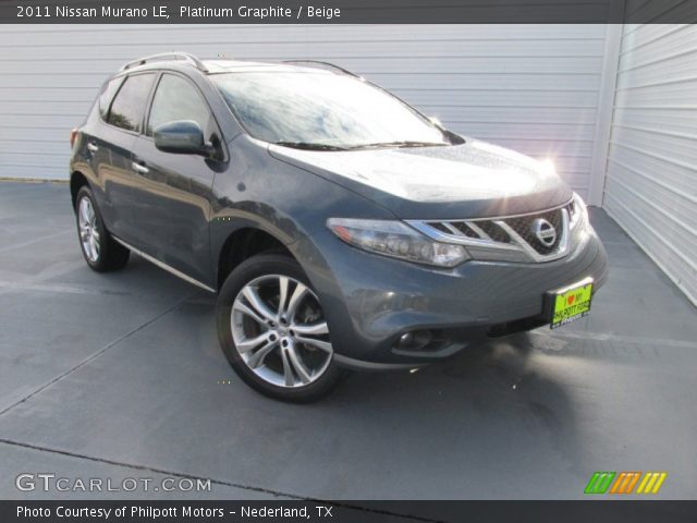 2011 Nissan Murano LE in Platinum Graphite