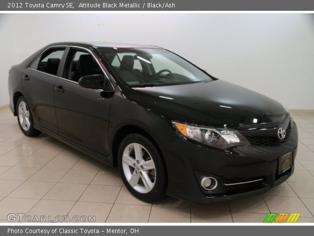 2012 Toyota Camry SE in Attitude Black Metallic