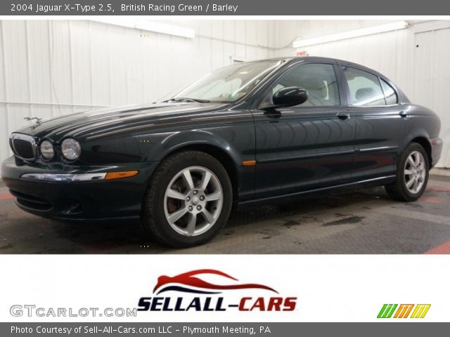 2004 Jaguar X-Type 2.5 in British Racing Green