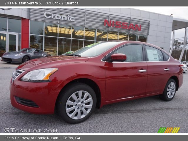 2014 Nissan Sentra S in Red Brick