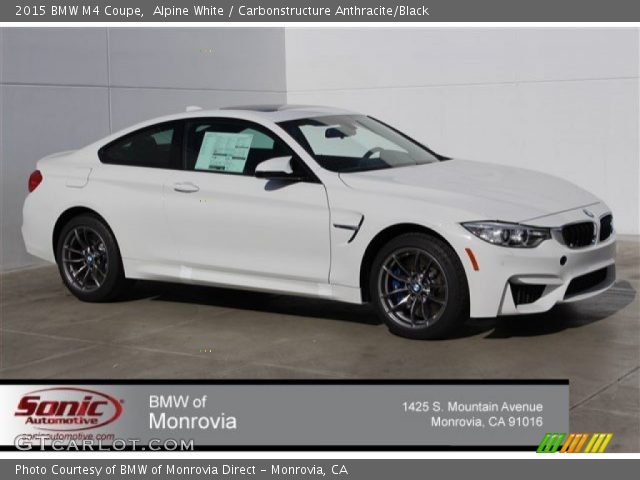 2015 BMW M4 Coupe in Alpine White