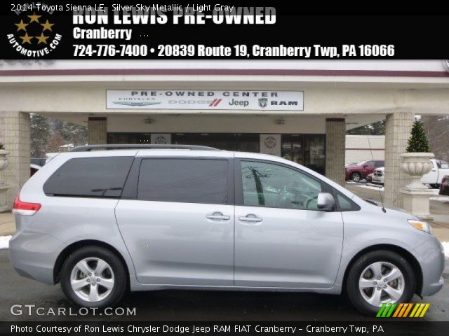 2014 Toyota Sienna LE in Silver Sky Metallic