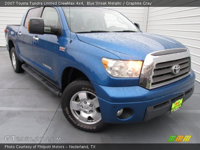2007 Toyota Tundra Limited CrewMax 4x4 in Blue Streak Metallic