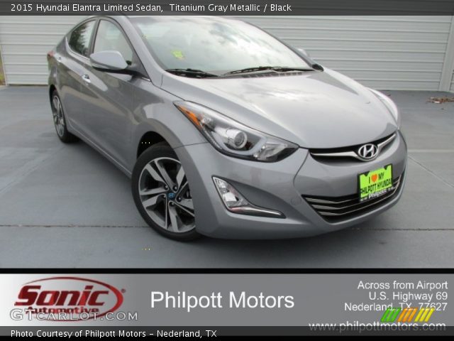 2015 Hyundai Elantra Limited Sedan in Titanium Gray Metallic