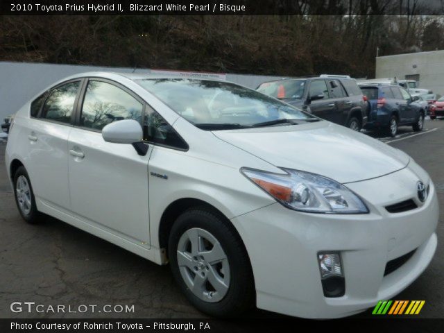 2010 Toyota Prius Hybrid II in Blizzard White Pearl