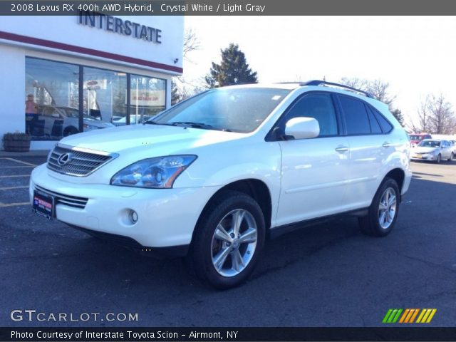 2008 Lexus RX 400h AWD Hybrid in Crystal White