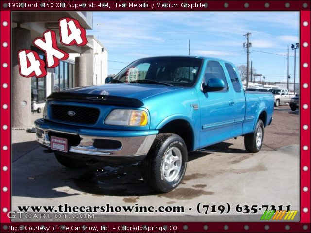 1998 Ford F150 XLT SuperCab 4x4 in Teal Metallic