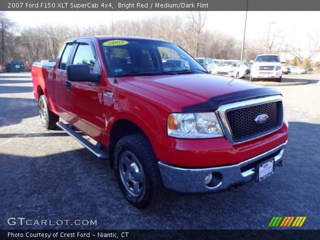 2007 Ford F150 XLT SuperCab 4x4 in Bright Red