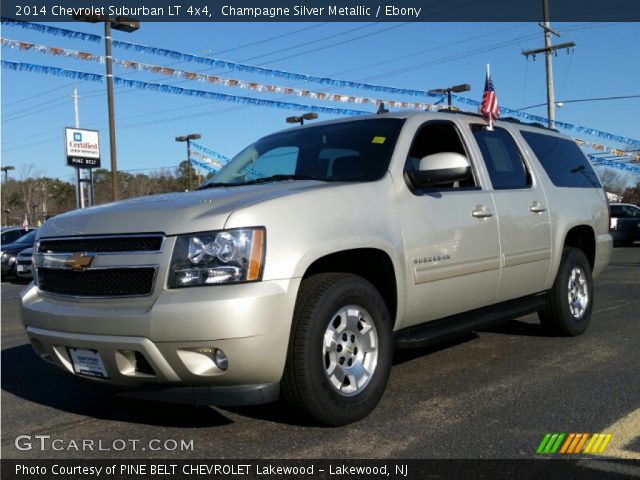 2014 Chevrolet Suburban LT 4x4 in Champagne Silver Metallic