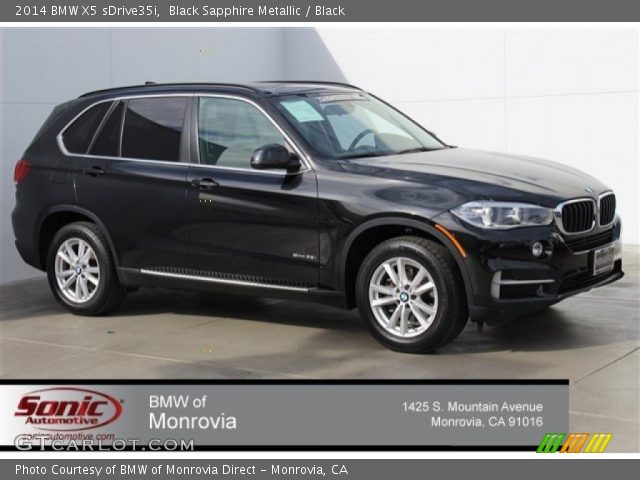 2014 BMW X5 sDrive35i in Black Sapphire Metallic