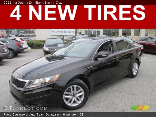 2011 Kia Optima LX in Ebony Black