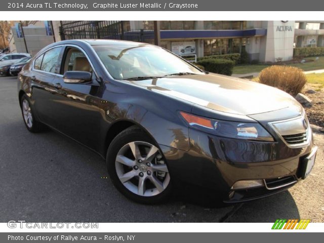 2014 Acura TL Technology in Graphite Luster Metallic