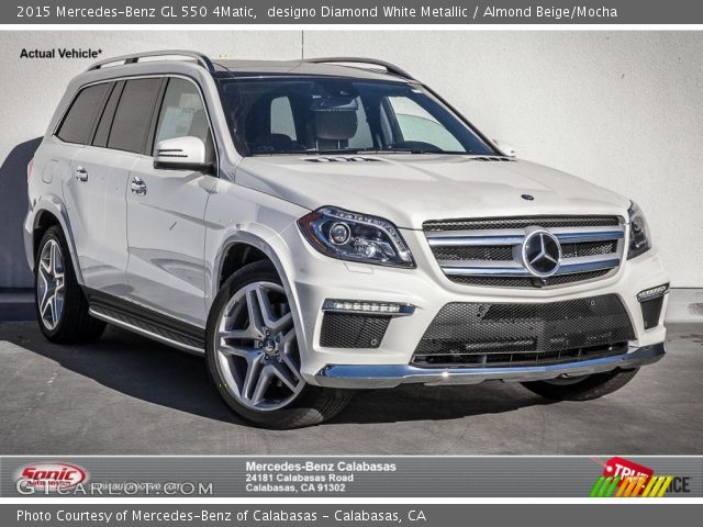 2015 Mercedes-Benz GL 550 4Matic in designo Diamond White Metallic