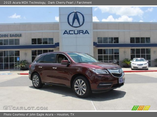 2015 Acura MDX Technology in Dark Cherry Pearl