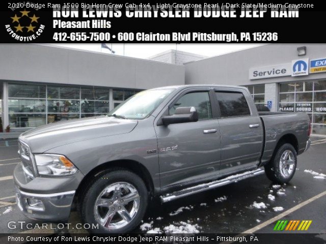 2010 Dodge Ram 1500 Big Horn Crew Cab 4x4 in Light Graystone Pearl