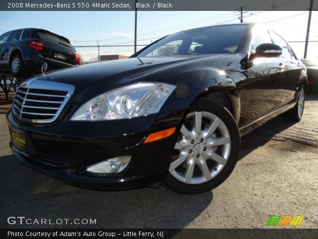 2008 Mercedes-Benz S 550 4Matic Sedan in Black