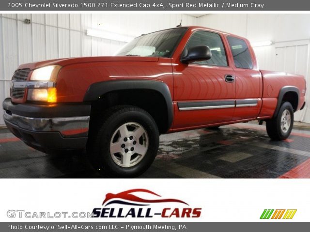 2005 Chevrolet Silverado 1500 Z71 Extended Cab 4x4 in Sport Red Metallic