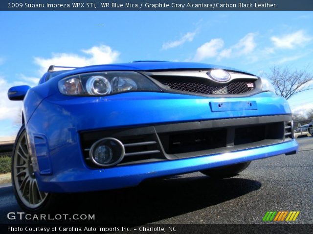 2009 Subaru Impreza WRX STi in WR Blue Mica